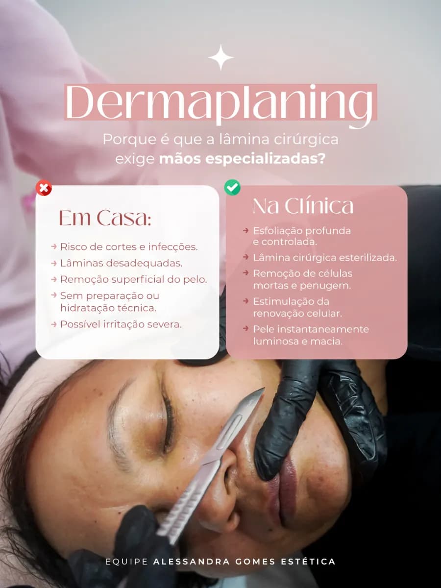 Dermaplaning em Coimbra — Alessandra Gomes Estética